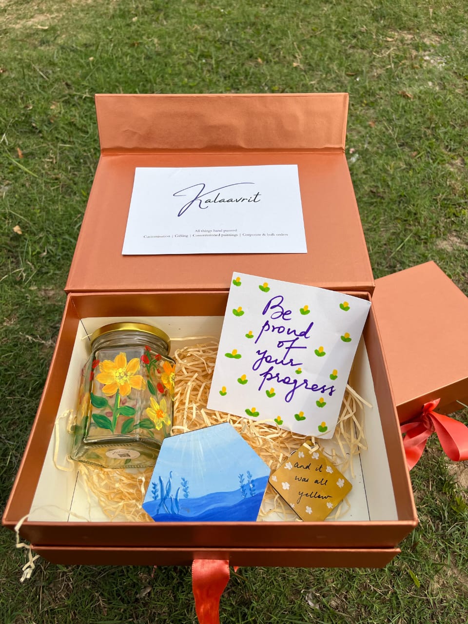 'Little Wins' - Hand-painted Personalised Hamper