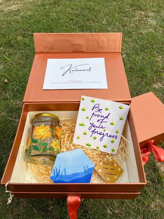 'Little Wins' - Hand-painted Personalised Hamper