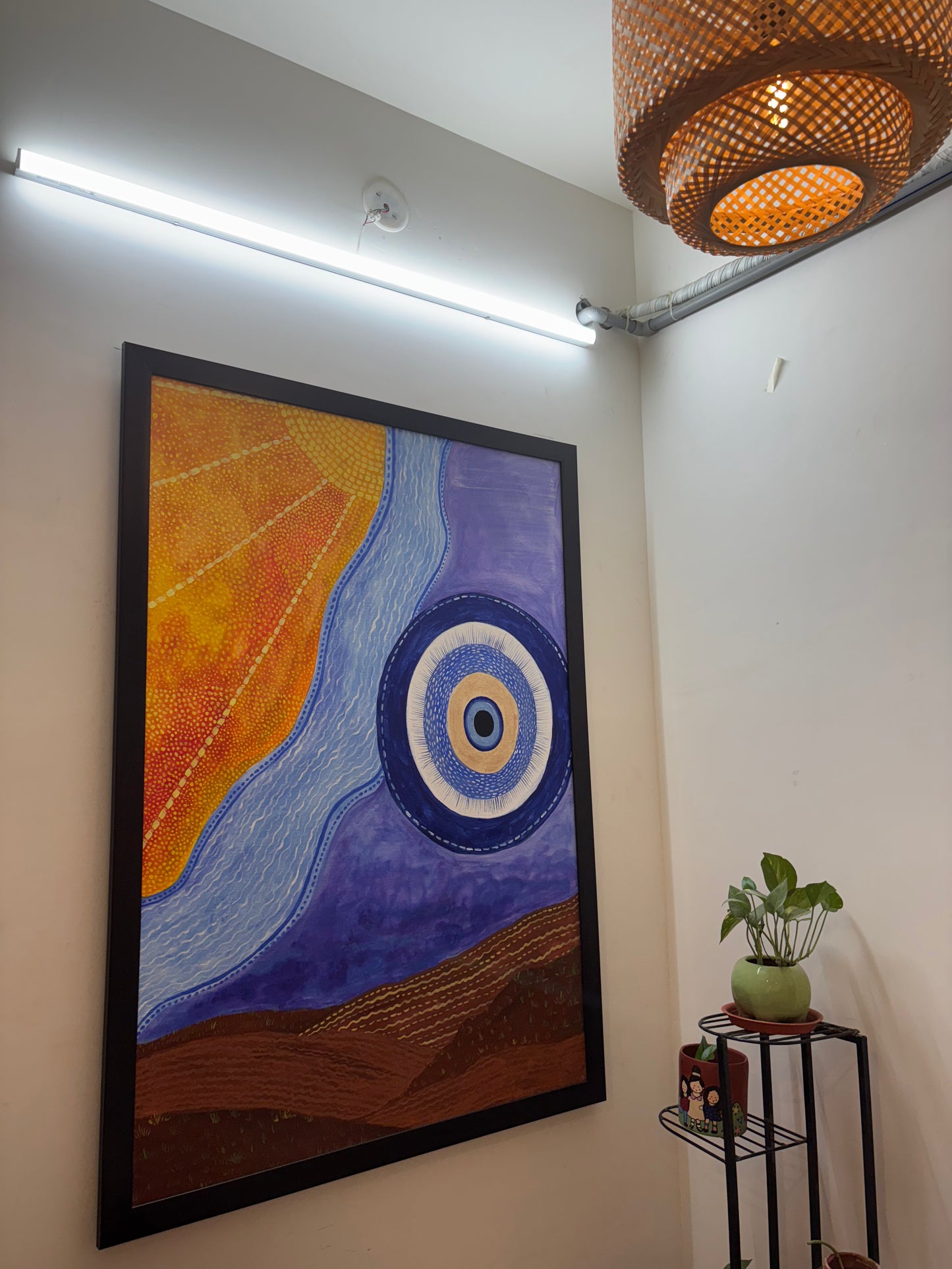 “Elements of Balance” | Vastu-Inspired Cosmic Eye