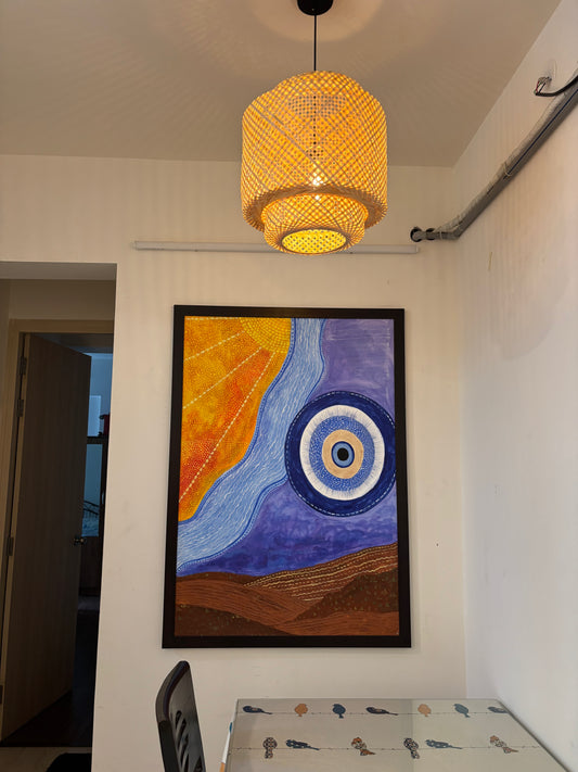 “Elements of Balance” | Vastu-Inspired Cosmic Eye