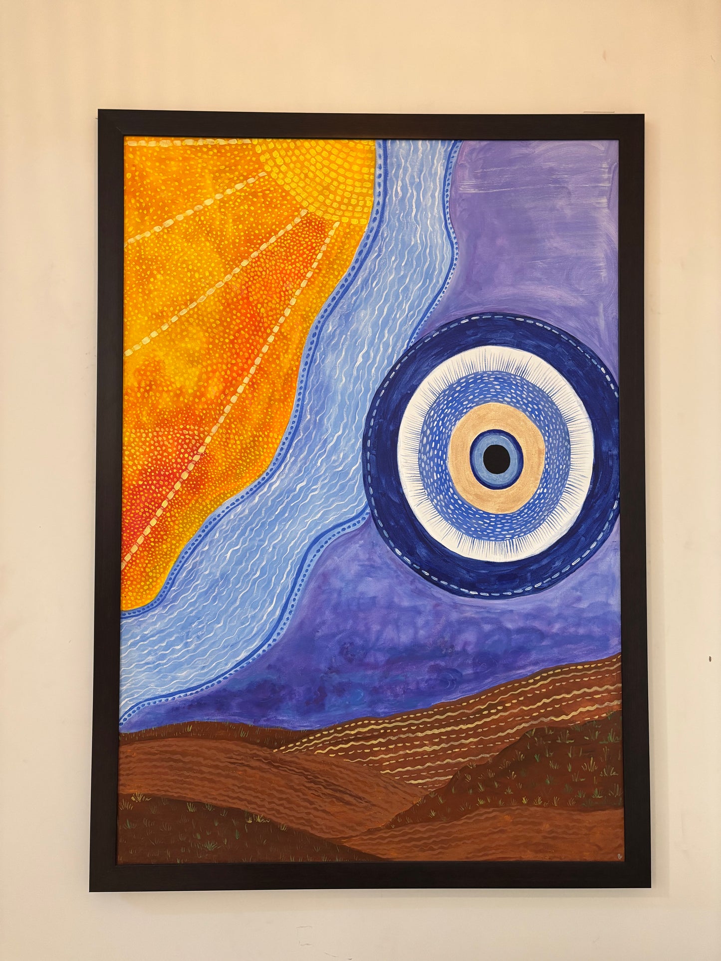 “Elements of Balance” | Vastu-Inspired Cosmic Eye