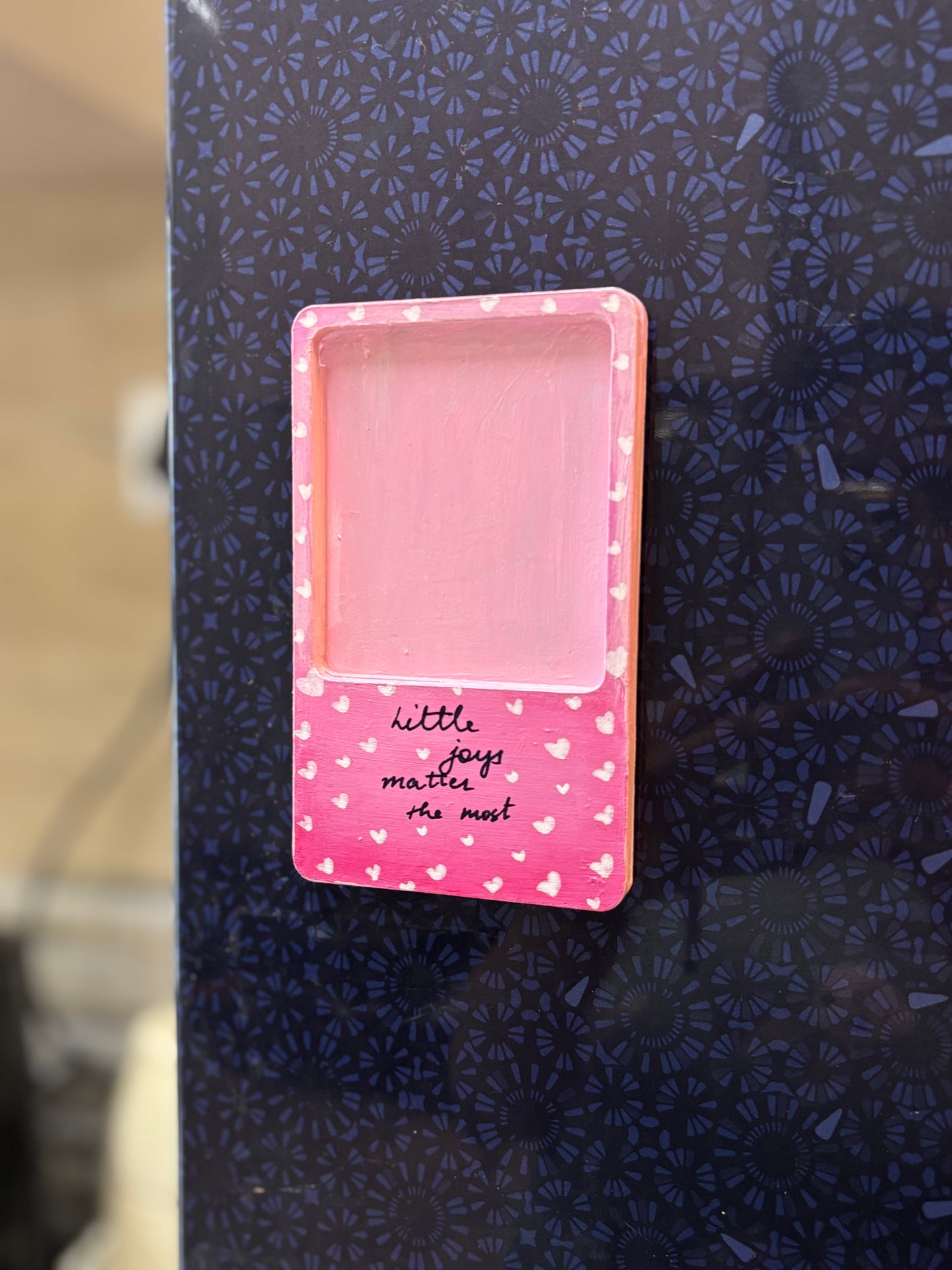 "Little Things Matter the Most" – Hand-Painted Daily Reminder Magnet