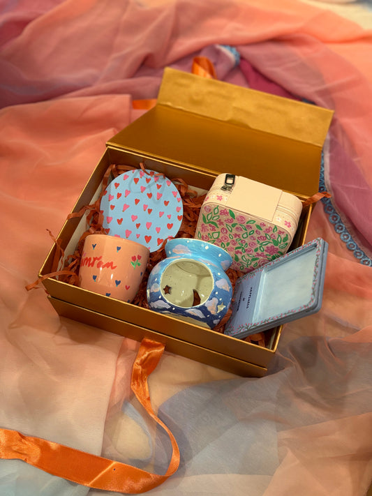 Floral & Heart Personalised Set