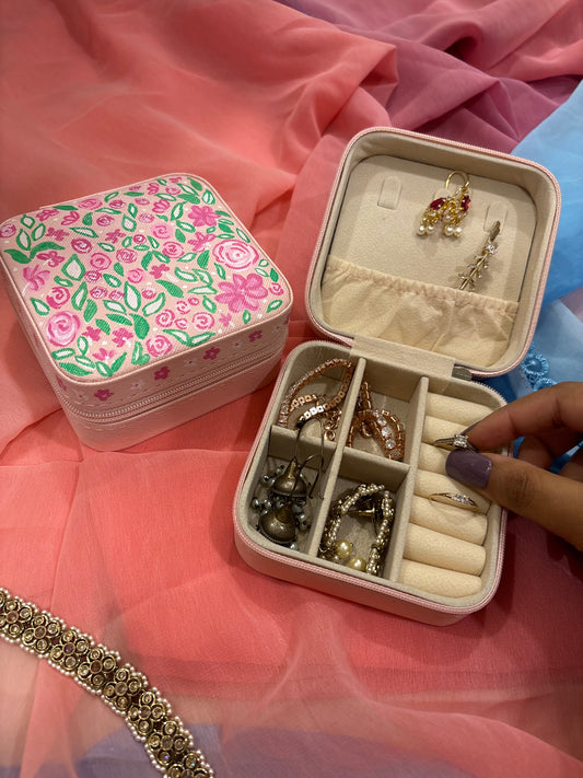 Gulnaar | Hand-Painted Jewellery Trinket Box