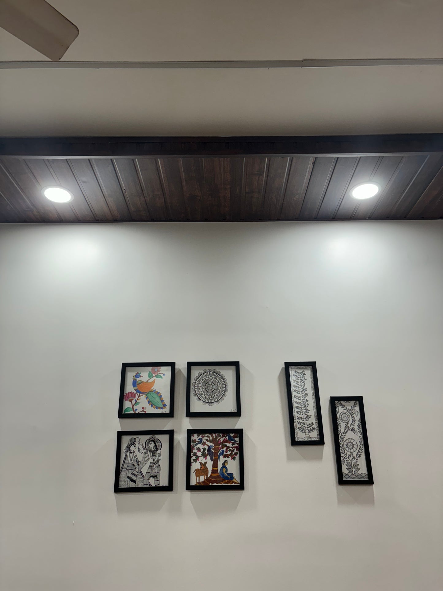 Prakriti - Godna Style Floral Painting Set (Set of 2)