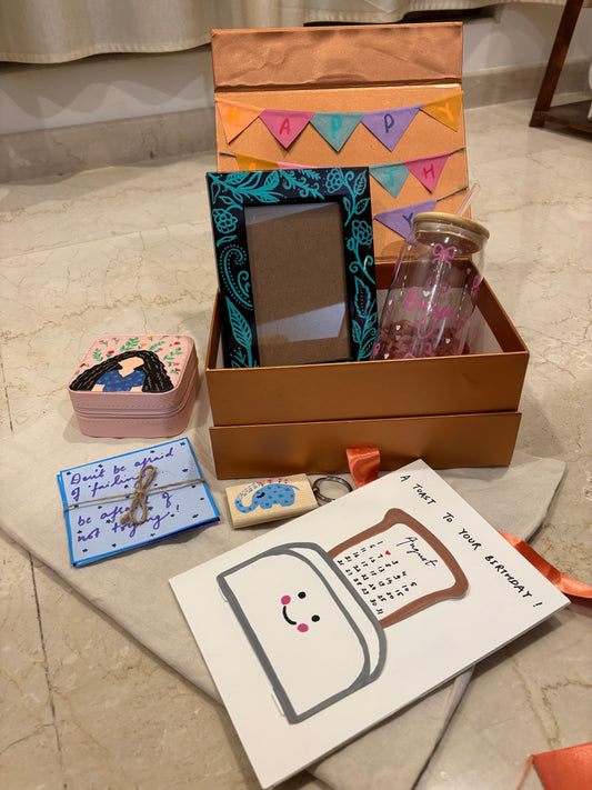 WishBox - Custom Hand-Painted Gift Box with Keepsakes