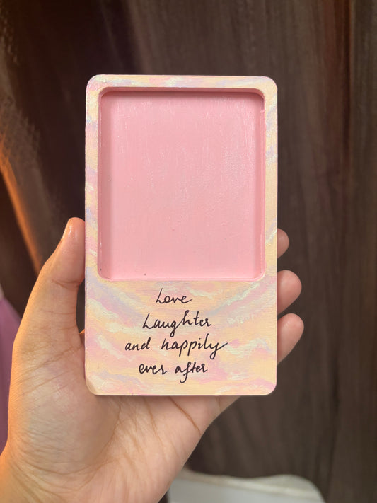 Happily Ever After - Hand-Painted Polaroid Fridge Magnet