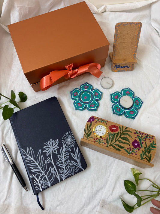 Timeless Desk Hamper | Hand-Painted & Premium