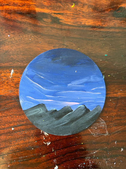 Tāra | Night Sky Inspired Hand-Painted Coasters