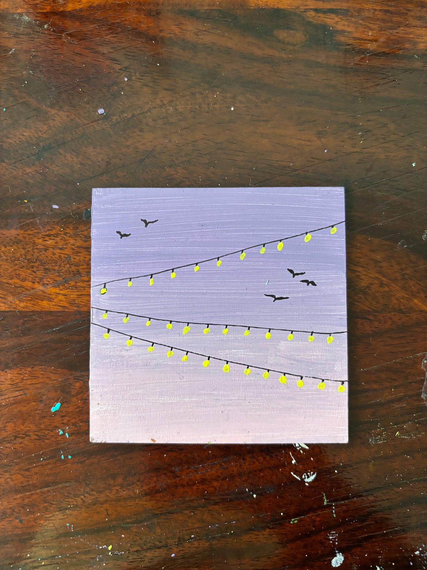 Udaan - Inspired by 'Birds In The Sky' Hand-painted Coasters