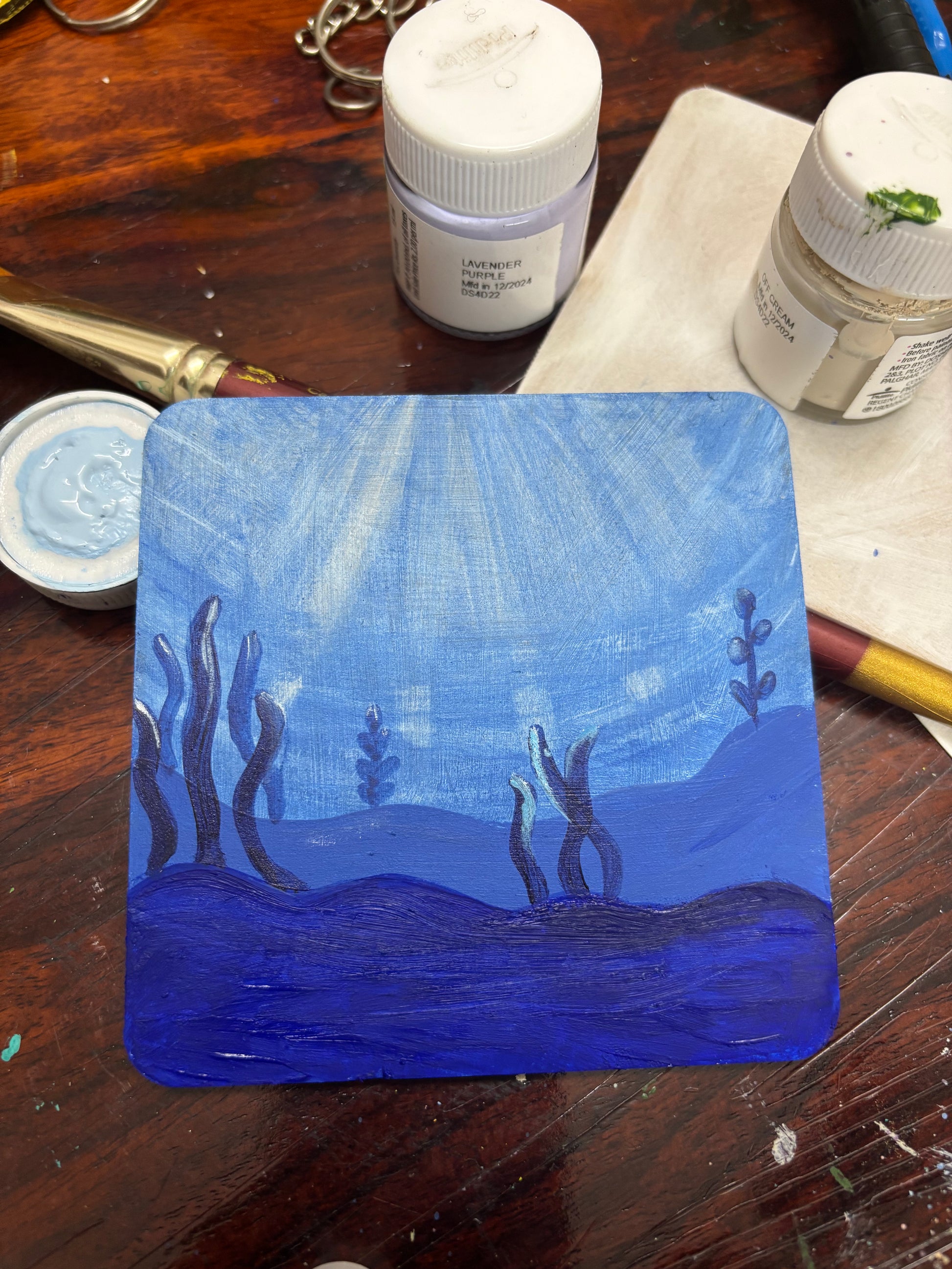 Neel underwater inspired coaster set