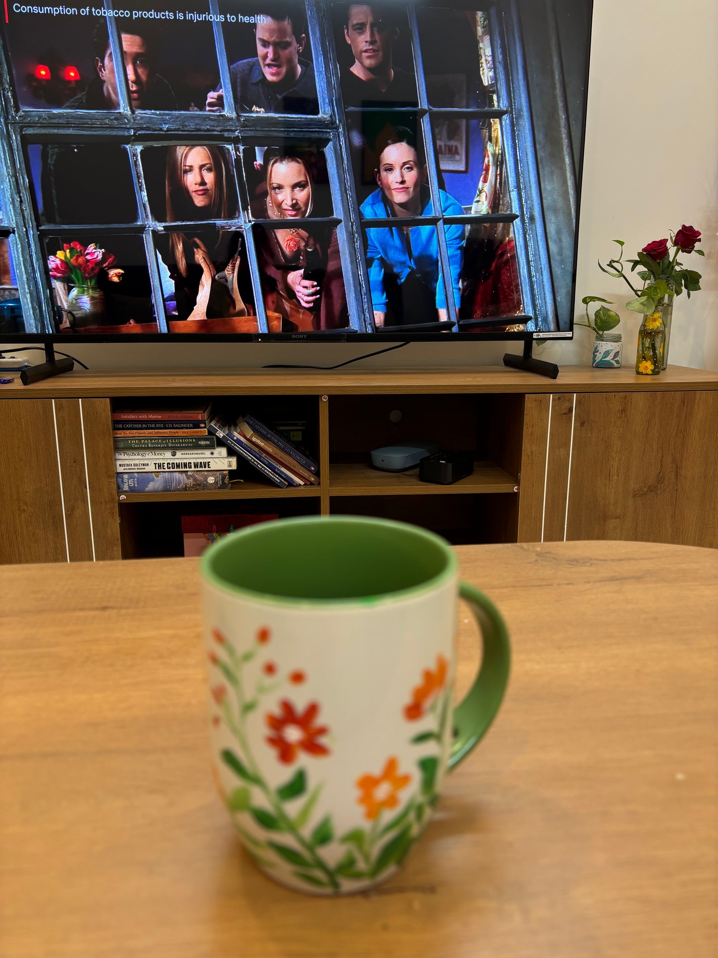 Marigold Mornings - Hand-Painted Floral Mug