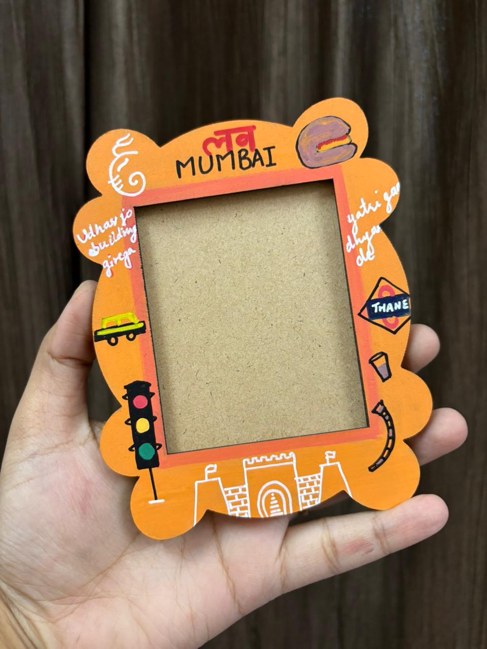 Mumbai-themed Polaroid Fridge Magnet