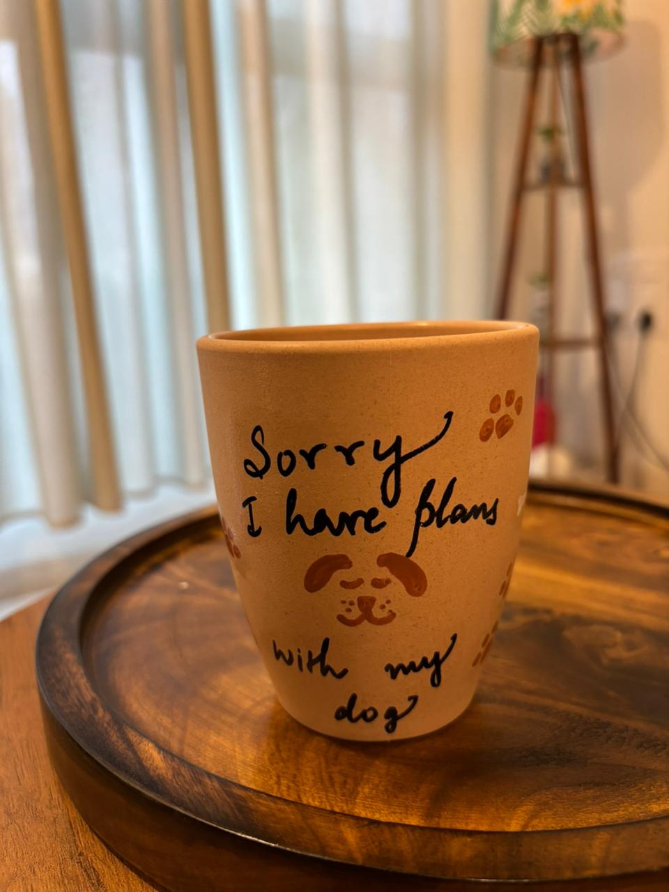 Sorry, I Have Plans (With My Dog) – Rice Husk Mug