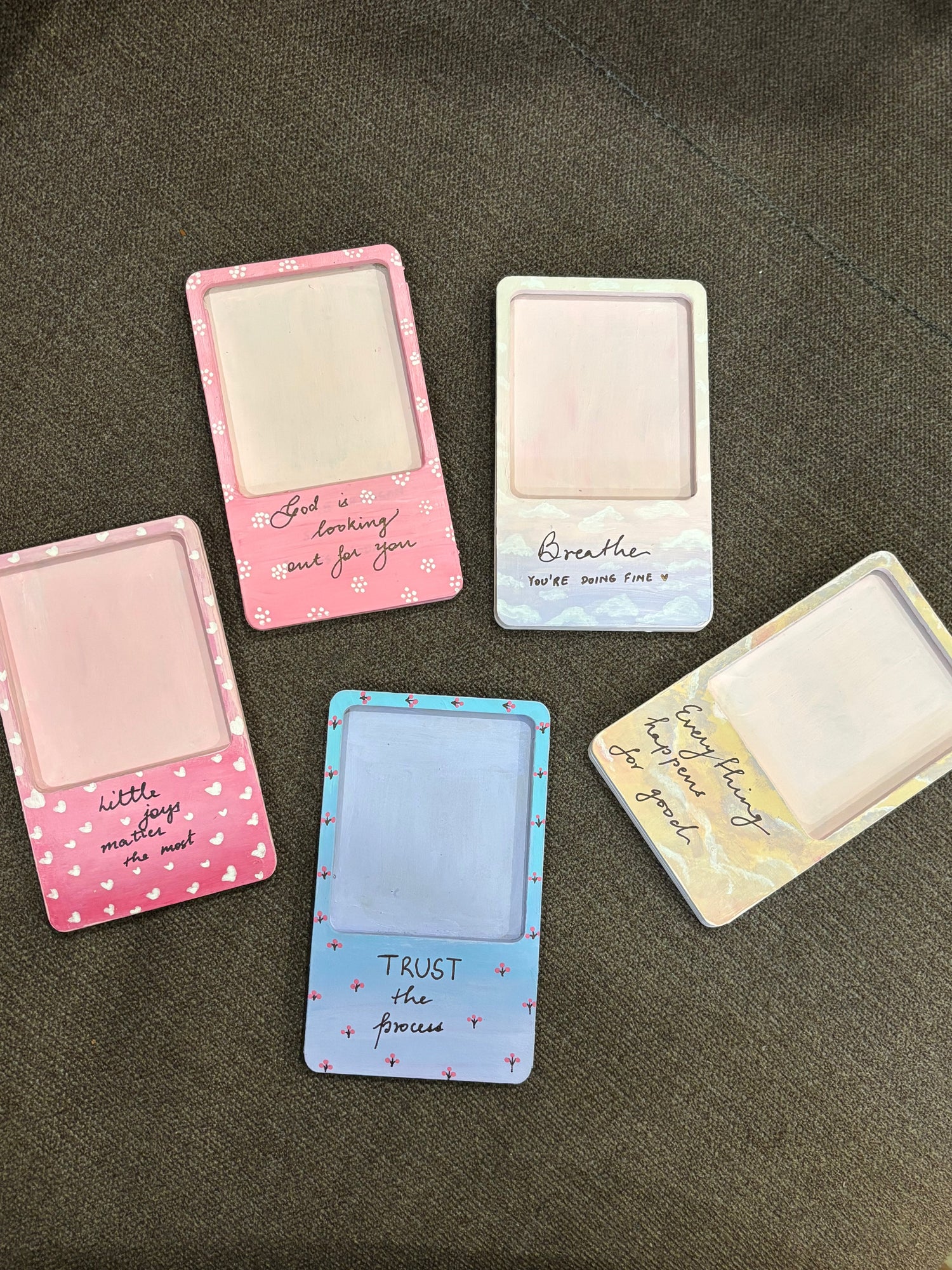 Polaroid fridge magnets