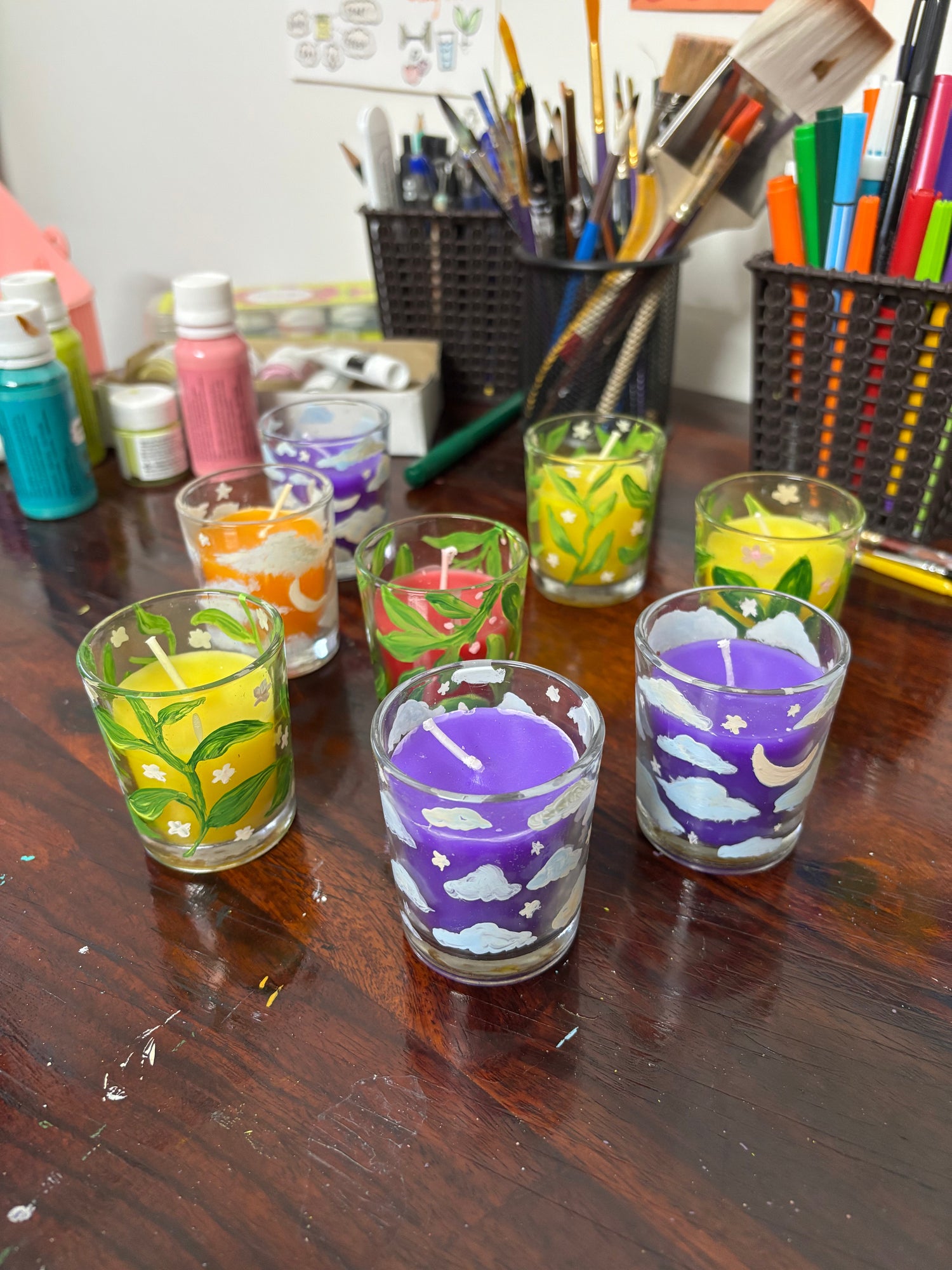 Candle shot glass