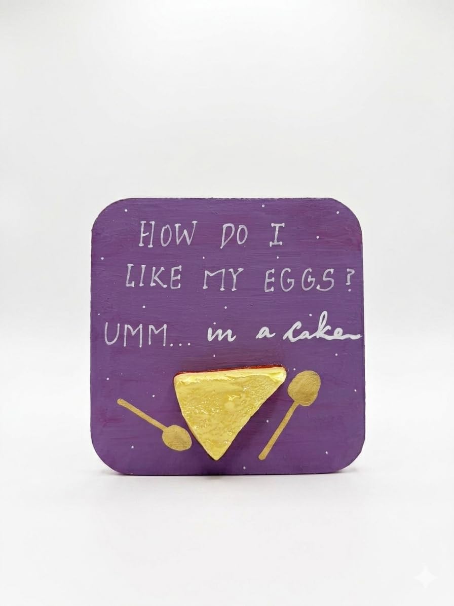 Cheesecake fridge magnet