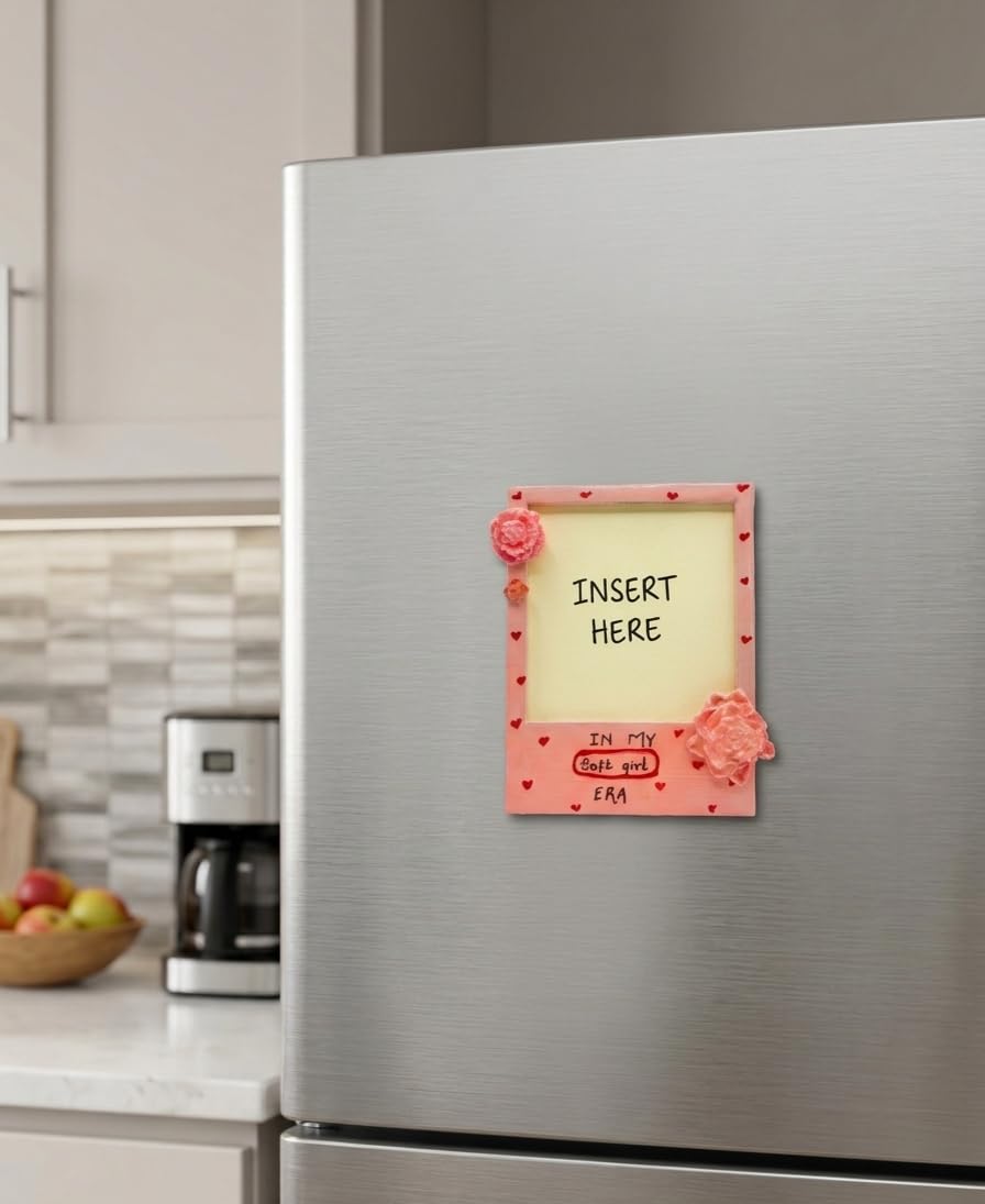 'In My Soft Girl Era' Polaroid fridge magnet