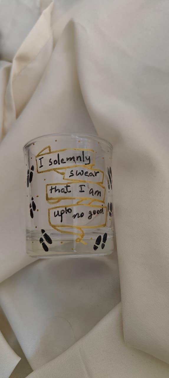 Harry Potter Wizard-Themed Shot Glass | “I Solemnly Swear I'm Up to No Good”