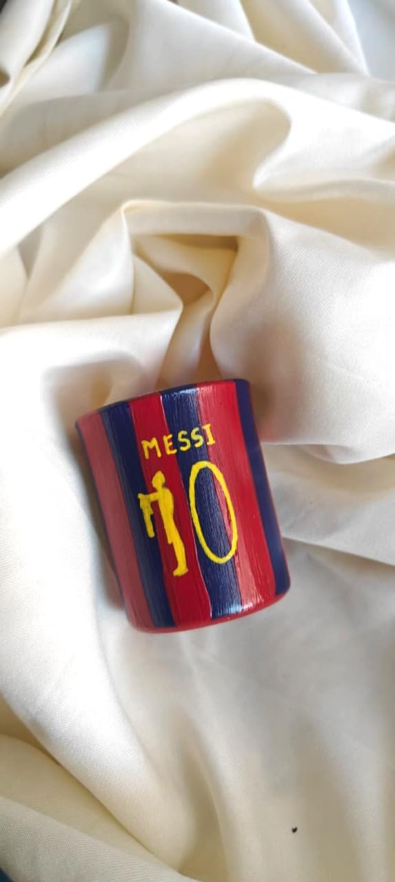 Football Player Messi Barca Jersery Shot Glass