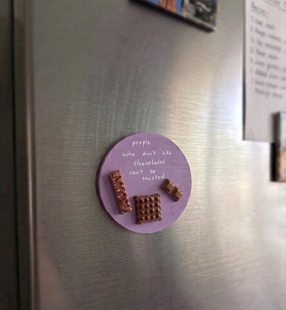 Chocolate lover Fridge Magnet