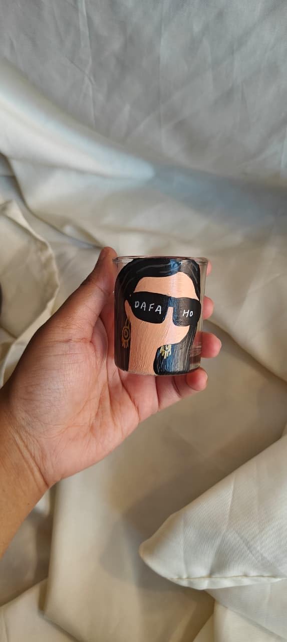 “DAFA HO” Quirky Shot Glass