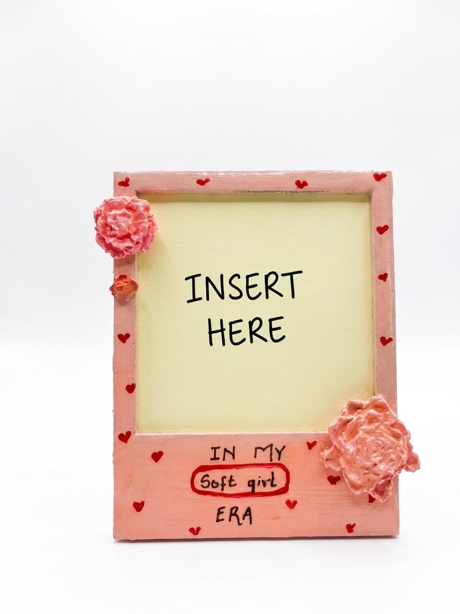 'In My Soft Girl Era' Polaroid fridge magnet