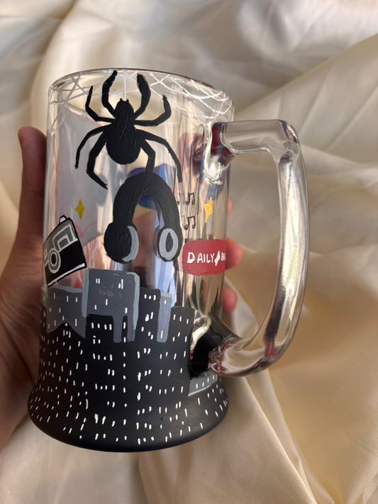 Spider-Man Superhero Inspired Beer Mug