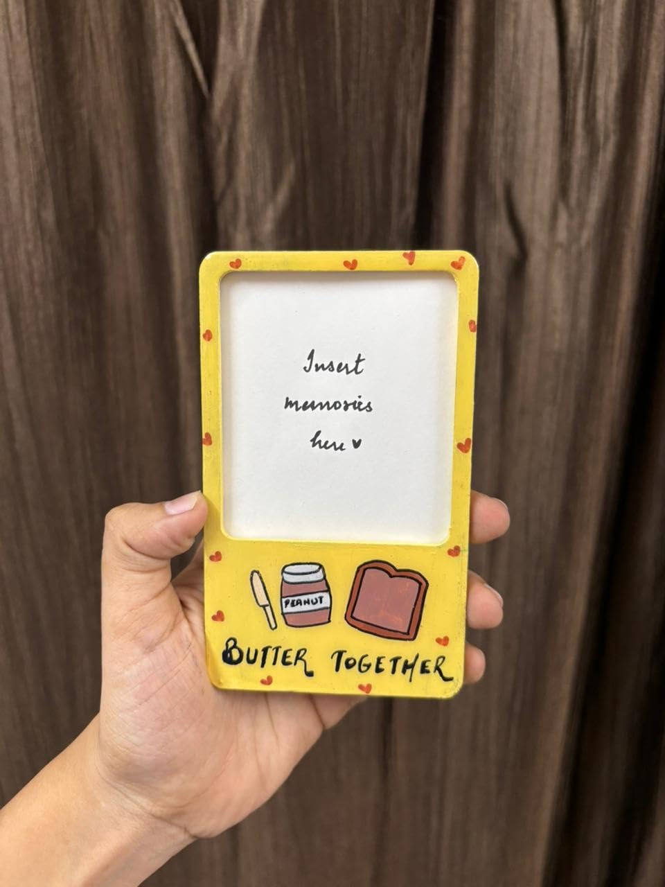 Butter Together Polaroid Fridge Magnet