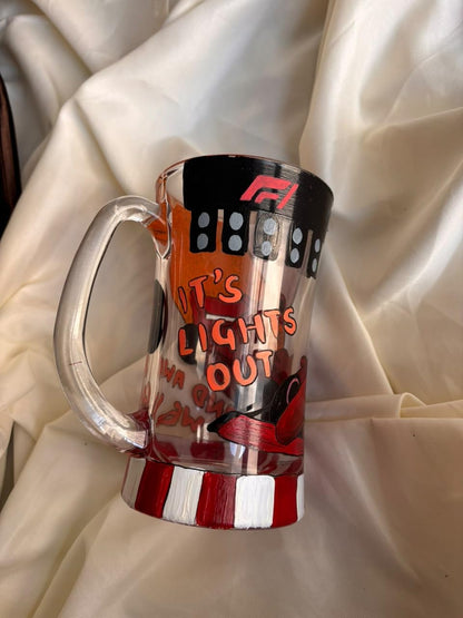 F1 Inspired Racing Beer Mug