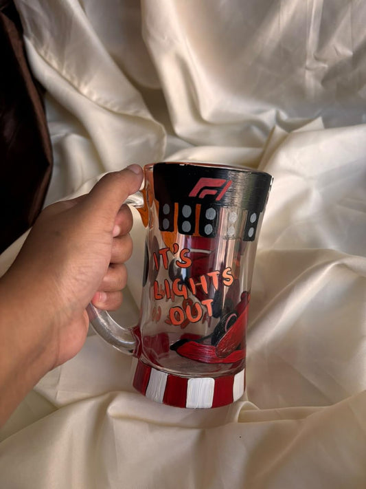 F1 Inspired Racing Beer Mug