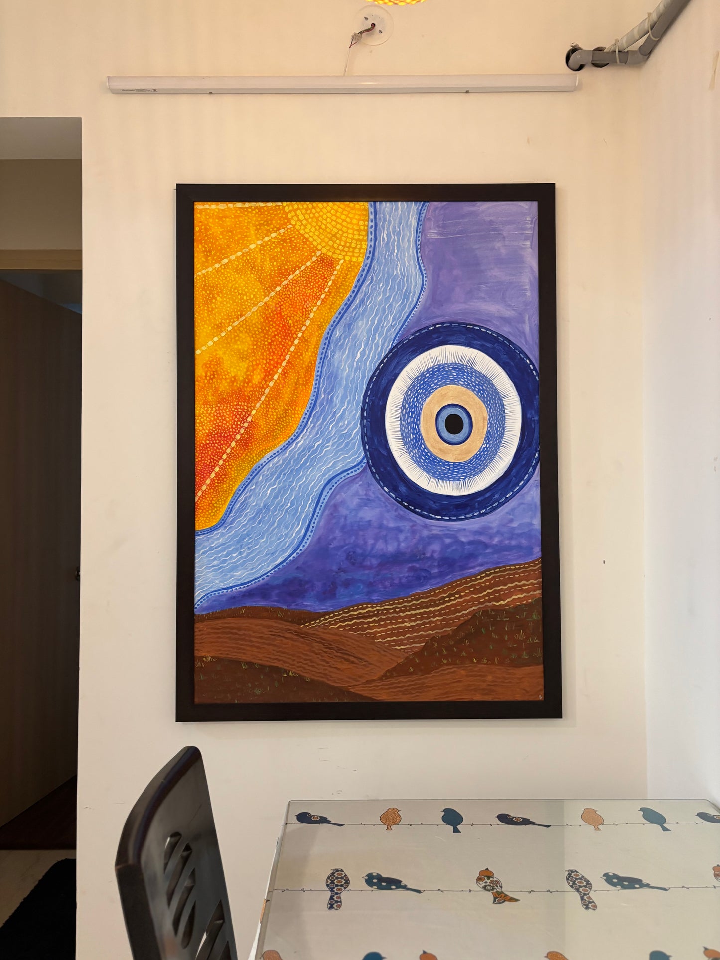 “Elements of Balance” | Vastu-Inspired Cosmic Eye