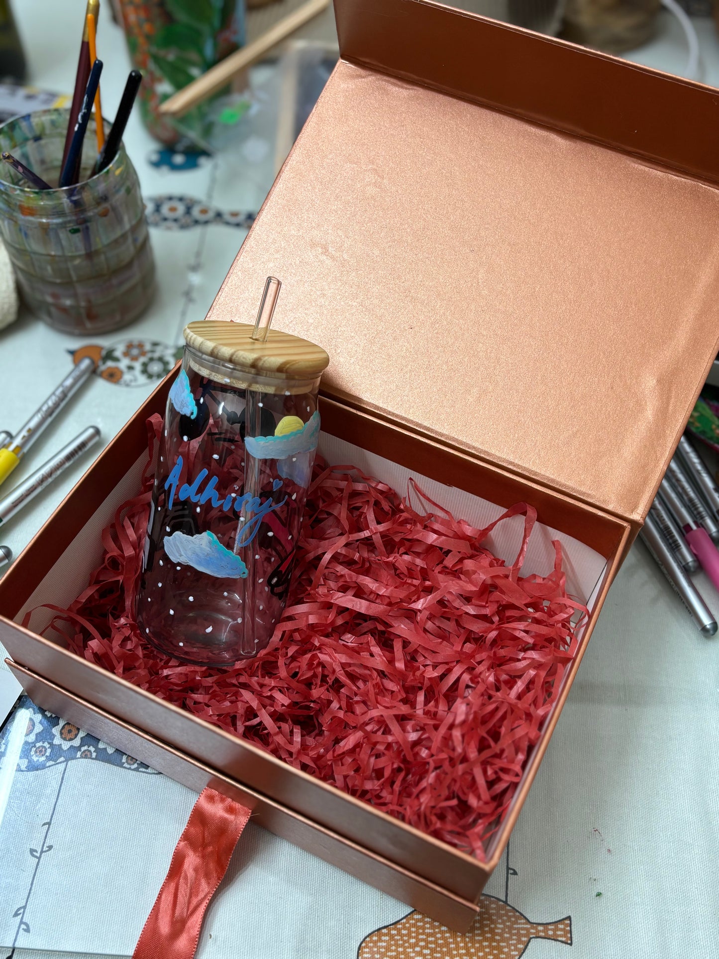 Tales in a Tumbler - Personalised Hand-Painted Tumbler