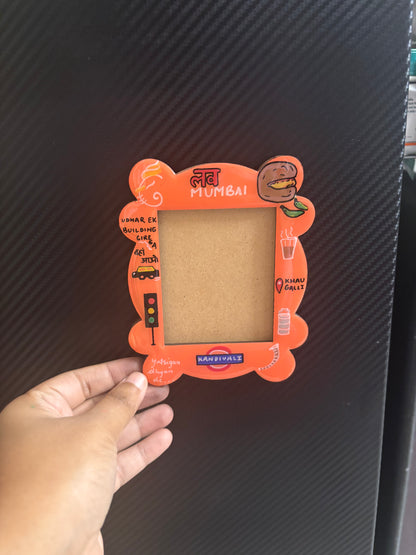 Mumbai-themed Polaroid Fridge Magnet