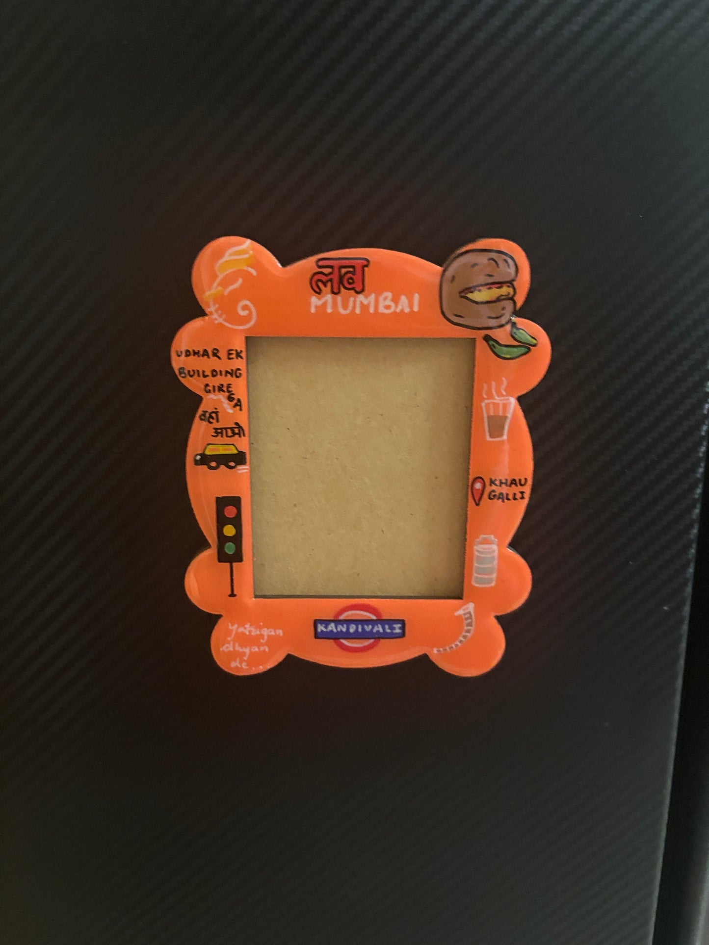 Mumbai-themed Polaroid Fridge Magnet