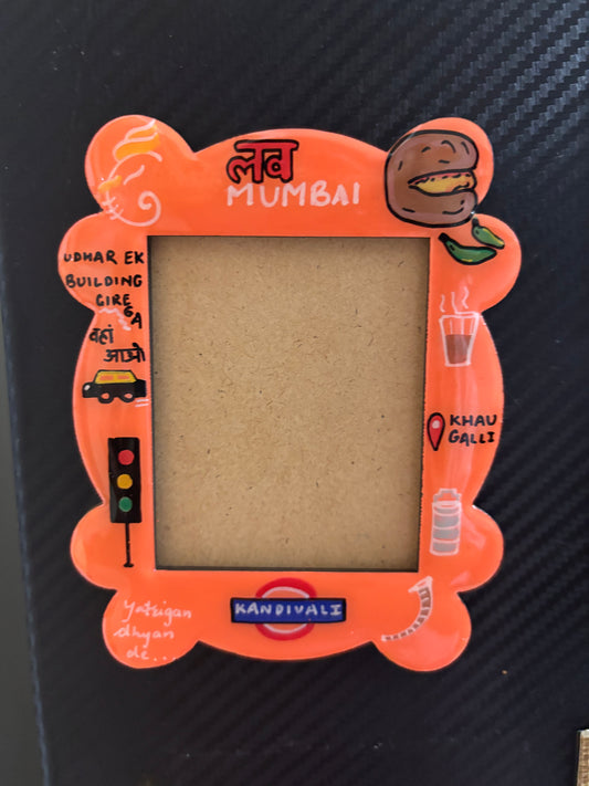 Mumbai-themed Polaroid Fridge Magnet