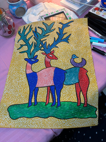 Mruga - Gond-Inspired Wildlife