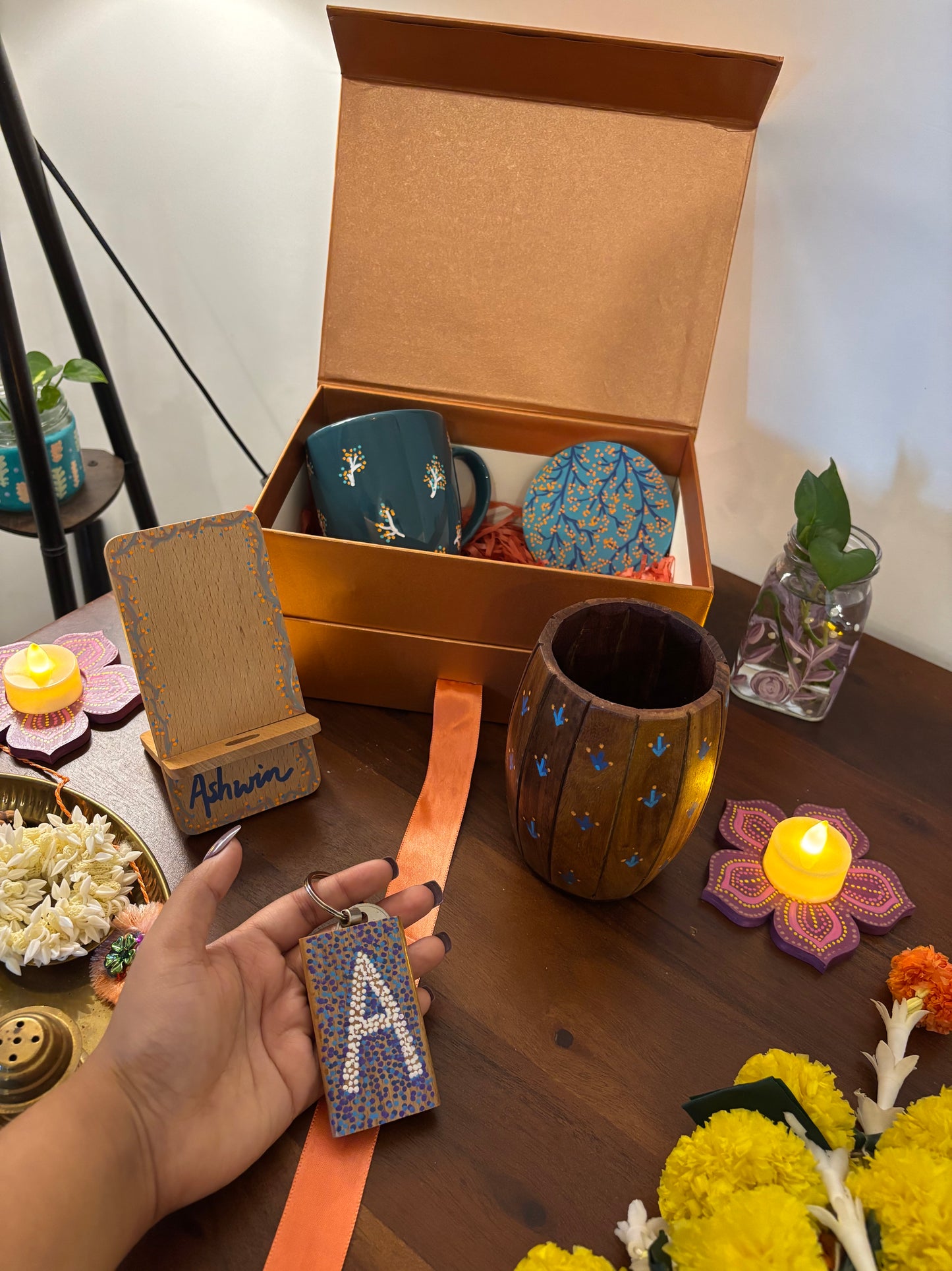 Customised Desk Essentials - Hand-Painted & Personalised