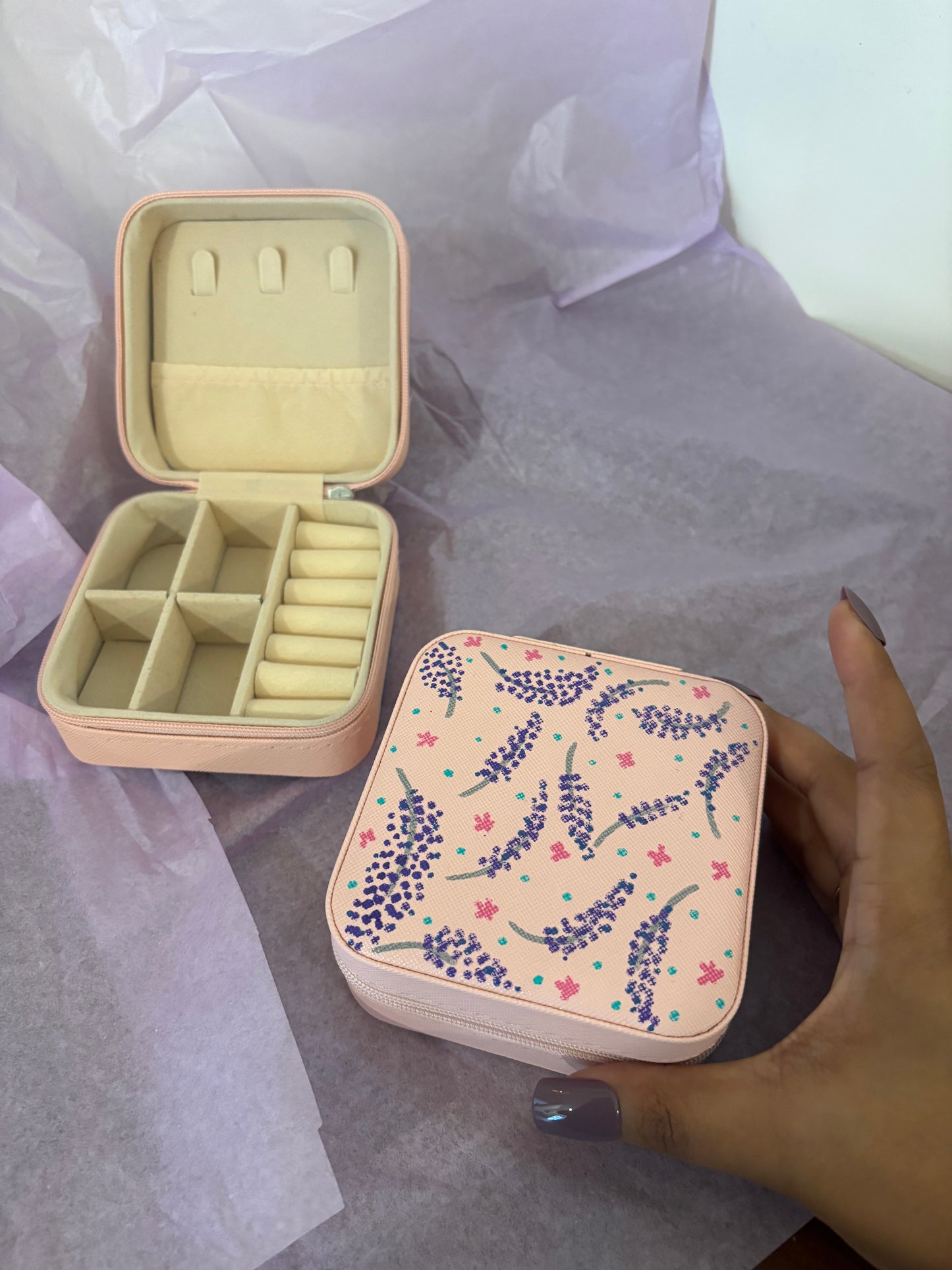 Fernlace | Hand-Painted Jewellery Trinket Box