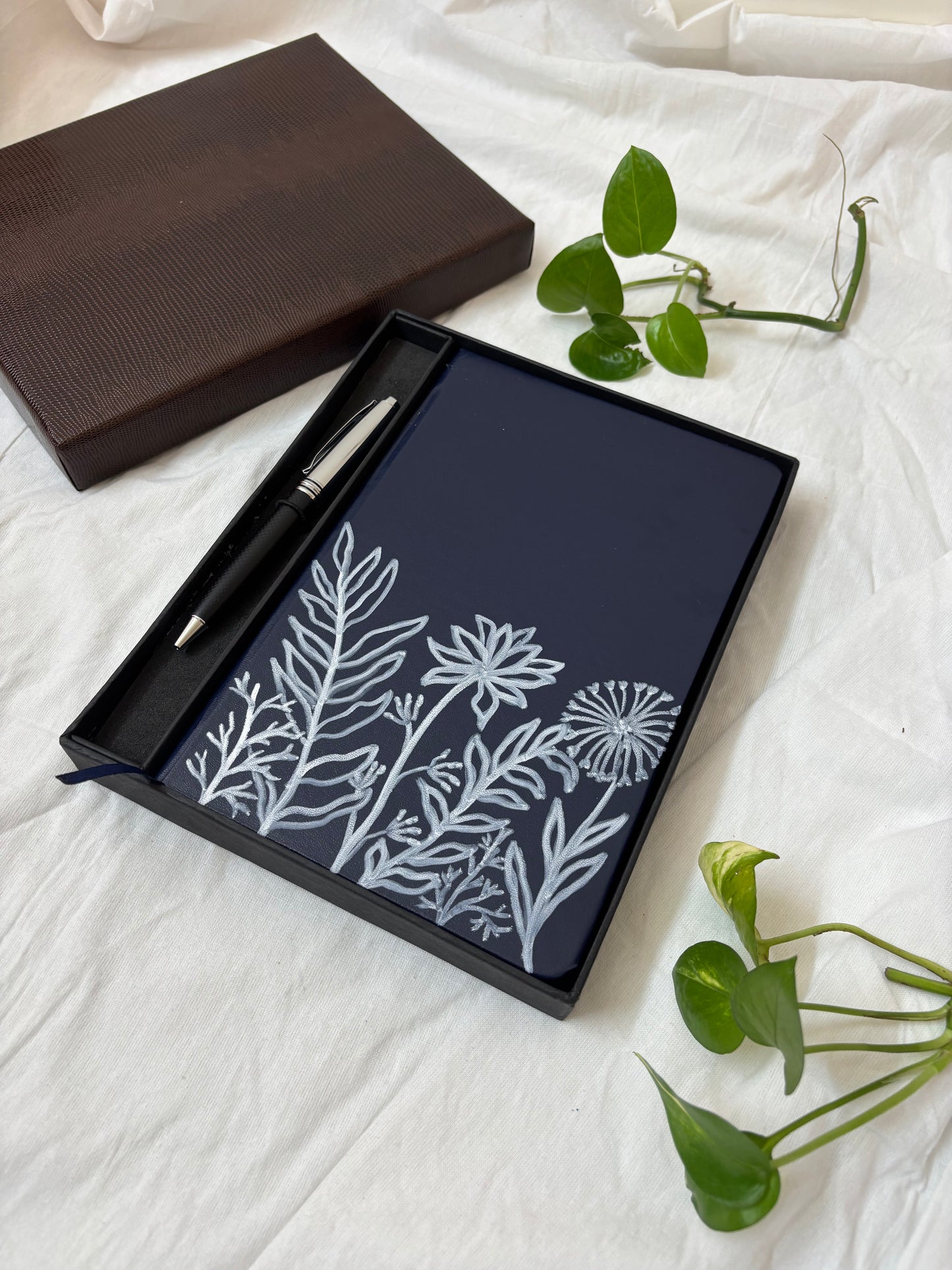 Botanica Notebook & Pen | Personalised, Hand-painted Corporate Gift