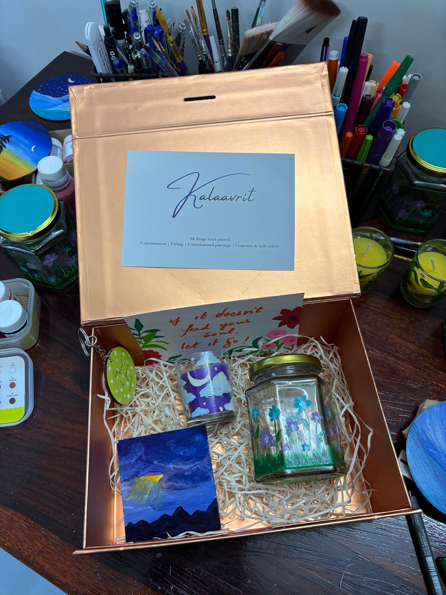 'Little Wins' - Hand-painted Personalised Hamper