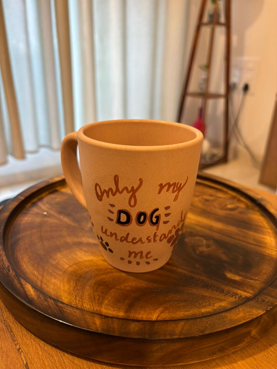 Only My Dog Understands Me - Rice Husk Mug