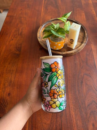 3D Floral Bloom Tumbler