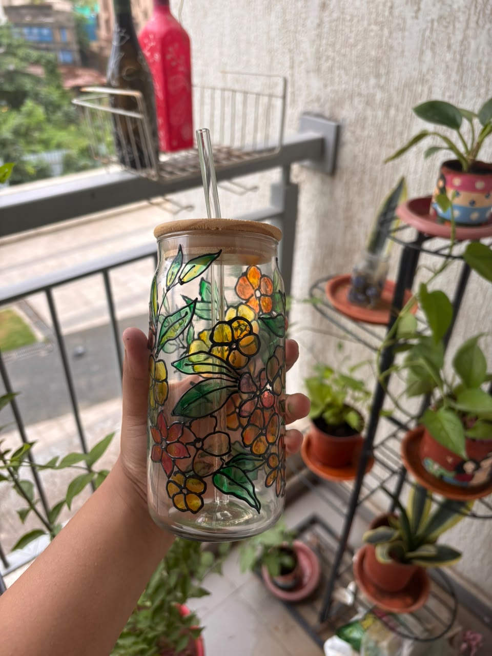 3D Floral Bloom Tumbler