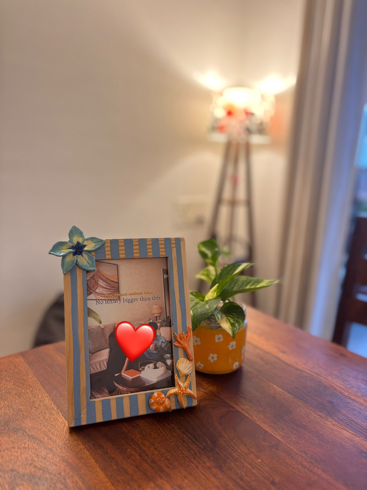 Beach Baby 3D Hand-Painted Photo Frame