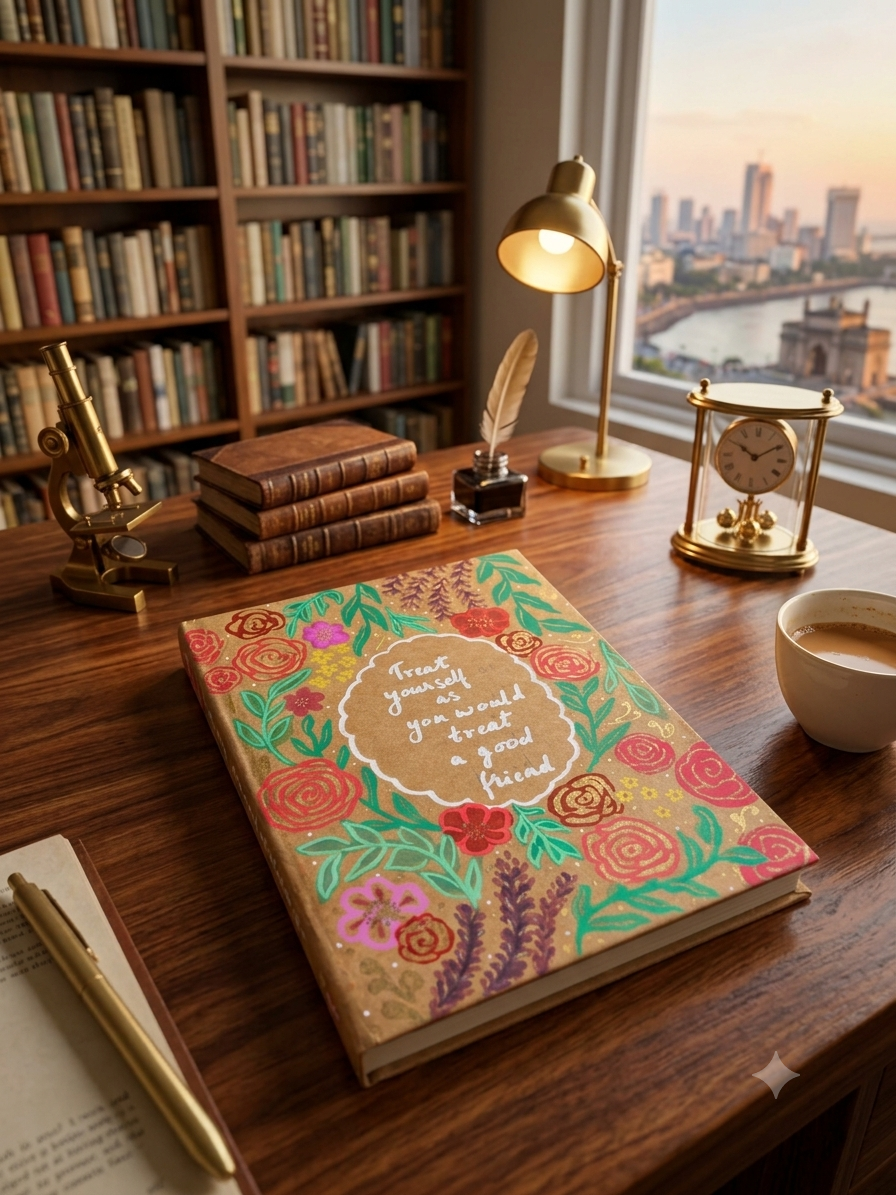 "Treat yourself as you would treat a good friend" Diary