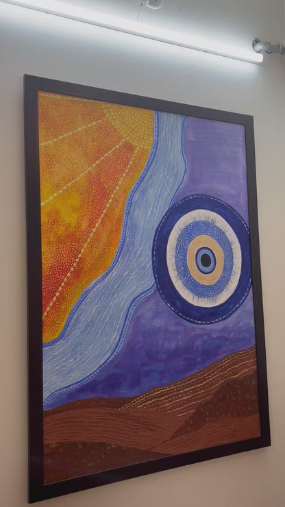 “Elements of Balance” | Vastu-Inspired Cosmic Eye