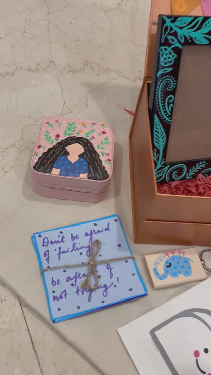 WishBox - Custom Hand-Painted Gift Box with Keepsakes