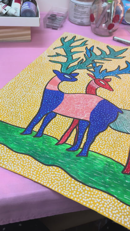 Mruga - Gond-Inspired Wildlife