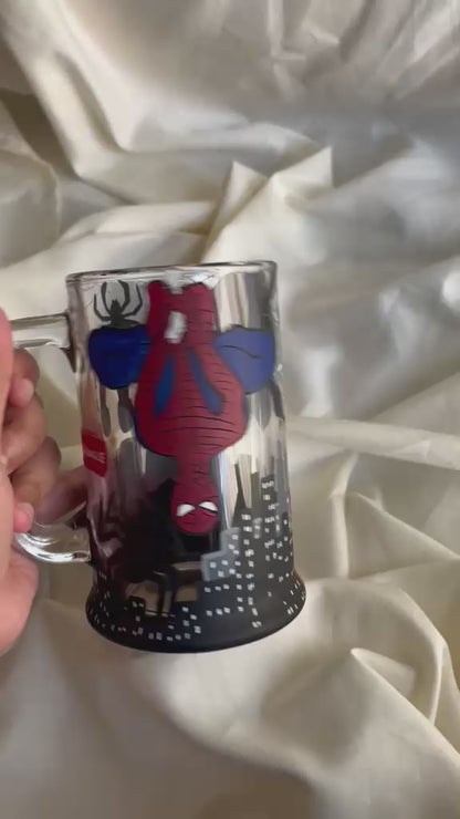 Spider-Man Superhero Inspired Beer Mug